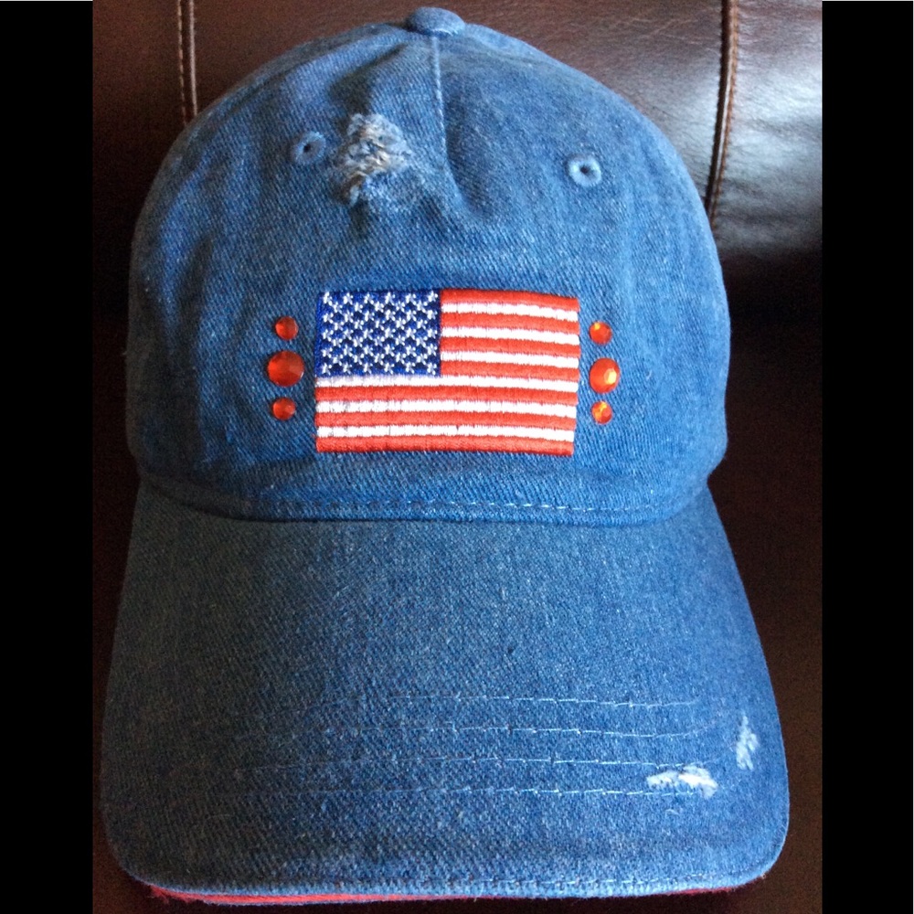 A NEW American Flag Jean Cap